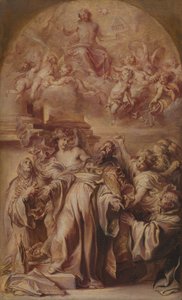 El éxtasis de San Agustín de Anthony van Dyck