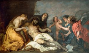 La Lamentación sobre Cristo, ca 1637-1640 de Anthony van Dyck