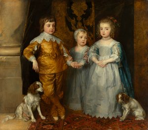 Los tres hijos mayores de Carlos I de Anthony van Dyck