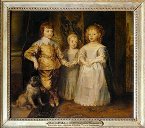 Los hijos de Carlos I de Inglaterra; ... de Anthony van Dyck