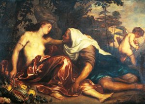 Vertumno y Pomona de Anthony van Dyck