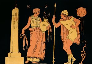 Electra y Orestes de Antique