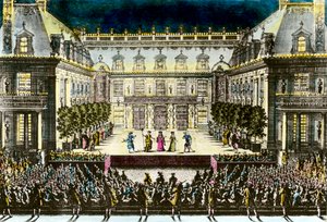 Representación de la ópera tragedia Alceste, ou le Triomphe d