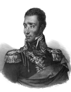 Jean Pierre Boyer (1776-1850) político haitiano - grabado según Maurin de Antoine (after) Maurin