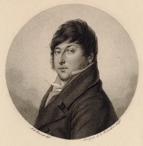 Retrato del compositor Rodolphe Kreutzer de Antoine Achille Bourgeois de La Richardiere
