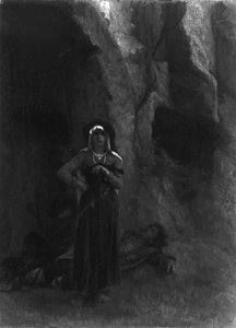 De guardia, 1860-70 de Antoine Auguste Ernest Hebert