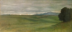 Paisaje romano de Antoine Auguste Ernest Herbert or Hebert