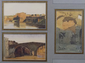 El Tíber, Cloaca Máxima y Ponte Rotto de Antoine Auguste Ernest Herbert or Hebert