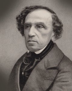 Retrato del compositor Giacomo Meyerbeer 1791-1864, 1860 de Antoine Barbizet