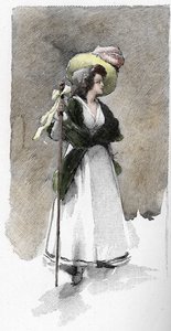 Retrato de la cantante italiana Giuseppina Grassini (1773-1850) de Antoine Calbet