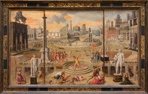 Las masacres del Triunvirato (pintura) de Antoine Caron