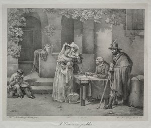 El escritor público de Antoine Cécile Hortense Haudebourt Lescot