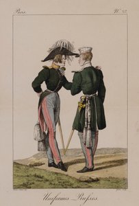 Uniformes rusos de Antoine Charles Horace Vernet