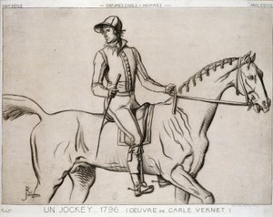 Jinete de Antoine Charles Horace Vernet