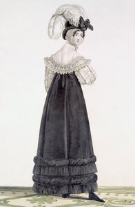 Dama en vestido de mañana de terciopelo, lámina 24 de 