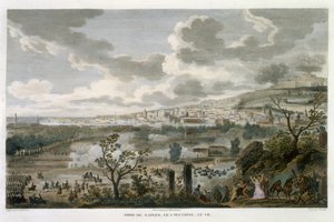 La captura de Nápoles, 2 Pluvioso, Año 7 (23 de enero de 1799) grabado por Jean Duplessi-Bertaux (1747-1819)