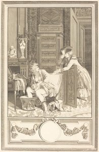 El Baño de Pies de Antoine Cosme Giraud after Antoine Borel