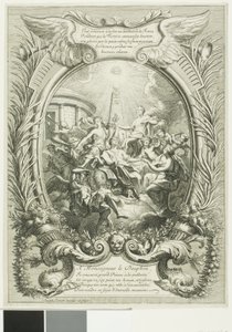 Alegoría de la Gloria del Delfín de Antoine Coypel