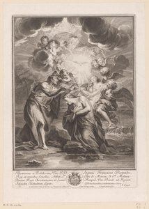 bautismo de cristo de Antoine Coypel
