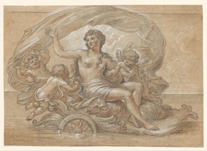 Galathea en su carro de mar de Antoine Coypel
