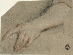 Punta de la mano y antebrazo de Antoine Coypel