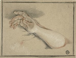 Mano y antebrazo de Antoine Coypel