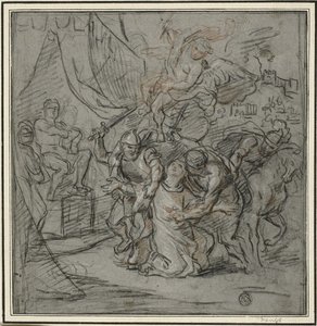 Martirio de un santo de Antoine Coypel