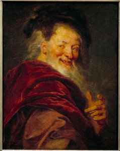 Retrato de Demócrito (460 - 370 a.C.) Filósofo griego. Pintura de Antoine Coypel (1661-1722) de Antoine Coypel