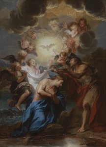 El bautismo de Cristo de Antoine Coypel