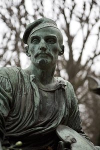 Tumba de Jean Louis Andre Theodore Gericault (1791-1824) (bronce) de Antoine Etex