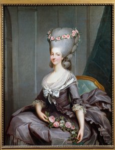 Retrato de Marie Thérèse Louise de Savoie Carignan, Princesa de Lamballe de Antoine François Callet