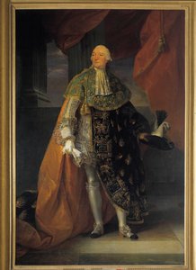 Retrato de cuerpo entero de Luis Felipe II José, Duque de Orleans (1747-1793) conocido como Felipe Igualdad en gran hábito de la Orden del Espíritu Santo de Antoine François Callet