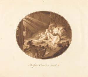 El primero en llegar, mejor servido de Antoine François Sergent after Augustin de Saint Aubin