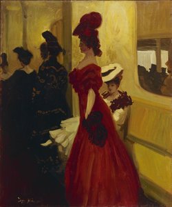 Espectadora en el Palco del Teatro de Antoine Guillaume Minartz