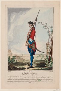 Guardias suizos, 1756 de Antoine Jean De Fehrt