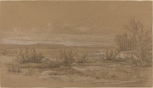Paisaje cerca de Vourlis de Antoine Jean Duclaux