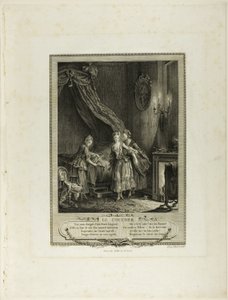 Going to Bed, de Monument du Costume Physique et Moral de la fin du Dix-huitième siècle de Antoine Jean Duclos
