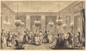 El baile de Antoine Jean Duclos after Augustin de Saint Aubin