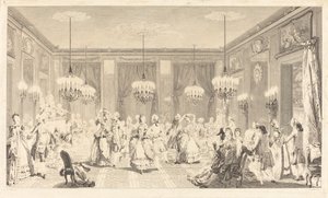 El baile de Antoine Jean Duclos after Augustin de Saint Aubin