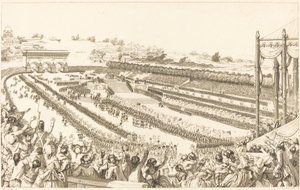 Federación General de Franceses en el Campo de Marte el 14 de julio de 1790 de Antoine Jean Duclos after Charles Monnet