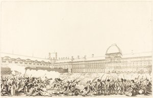 La Jornada del 10 de agosto de 1792 de Antoine Jean Duclos after Charles Monnet