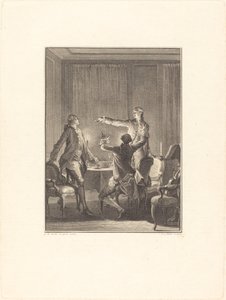 La Provocación de Antoine Jean Duclos after Jean Michel Moreau