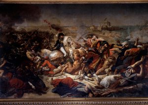 Campaña (Expedición) de Egipto (1798-1801): Joachim Murat (1767-1815) durante la Batalla de Abukir el 25 de julio de Antoine Jean Gros