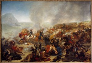 Campaña (Expedición) de Egipto (1798-1801): “La Batalla de Nazaret el 08/04/1799” Esta batalla vio la victoria del General Jean Andoche Junot (Jean-Andoche) (1771-1813). Pintura de Antoine Jean Gros (1771-1835) 1801 Nantes, Museo de B