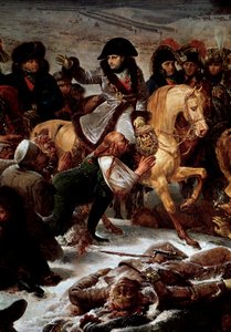 Campaña de Prusia y Polonia (1806-1807): “Napoleón I (1769-1821) en el campo de batalla de Eylau el 9/02/1807” (detalle) de Antoine Jean Gros