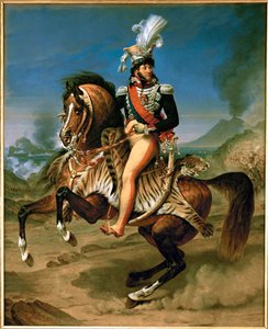 Joaquín Murat, Rey de Nápoles, Mariscal de Francia, a caballo ... de Antoine Jean Gros
