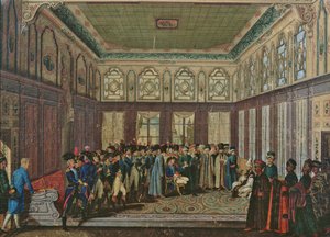 El General Aubert du Bayet recibido por el Gran Visir Otomano en Constantinopla en 1796 de Antoine Laurent Castellan