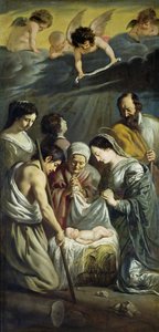La adoración de los pastores, c.1630-32 de Antoine Le Nain