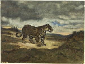 Jaguar de pie de Antoine Louis Barye