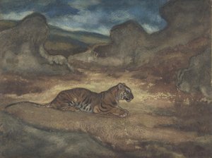 Tigre en el paisaje, 1810-1875